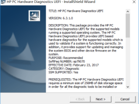 ﻿惠普硬件检测工具DST HP PC Hardware Diagnostics UEFI 8.2.0.0 Rev.A 使用方法